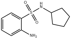 Benzenesulfonamide, 2-amino-N-cyclopentyl- (9CI) Struktur