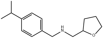 (4-ISOPROPYL-BENZYL)(TETRAHYDROFURAN-2-YL-METHYL)AMINE Struktur