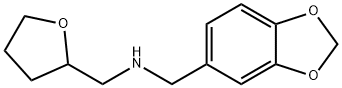 BENZO[1,3]DIOXOL-5-YLMETHYL-(TETRAHYDRO-FURAN-2-YLMETHYL)-AMINE Struktur