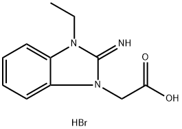 (3-ETHYL-2-IMINO-2,3-DIHYDRO-BENZOIMIDAZOL-1-YL)-ACETIC ACID Struktur