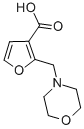 2-MORPHOLIN-4-YLMETHYL-FURAN-3-CARBOXYLIC ACID Struktur