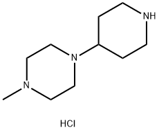 1-METHYL-4-(PIPERIDIN-4-YL)-PIPERAZINE Struktur