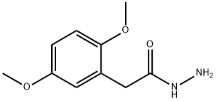 2,5-DIMETHOXY-BENZENEACETIC ACID HYDRAZIDE Struktur