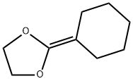 1,3-Dioxolane,  2-cyclohexylidene- Struktur