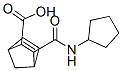 Bicyclo[2.2.1]hept-5-ene-2-carboxylic acid, 3-[(cyclopentylamino)carbonyl]- Struktur