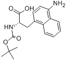 3-(4-AMINONAPHTHALEN-1-YL)-N-BOC-L-ALANINE
 Struktur