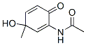 Acetamide,  N-(3-hydroxy-3-methyl-6-oxo-1,4-cyclohexadien-1-yl)- Struktur