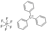 TRIPHENYLCARBENIUM HEXAFLUOROPHOSPHATE Struktur