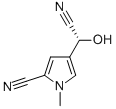 1H-Pyrrole-3-acetonitrile,5-cyano-alpha-hydroxy-1-methyl-,(alphaR)-(9CI) Struktur