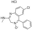 CHLORDIAZEPOXIDE HYDROCHLORIDE Struktur