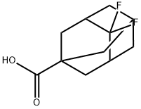 4,4-difluoroadamantane-1-carboxylic acid Struktur