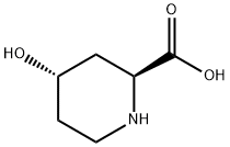 (2S,4S)-4-Hydroxypiperidine-2-carboxylic acid Struktur