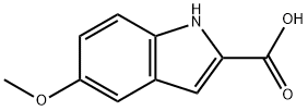 5-METHOXYINDOLE-2-CARBOXYLIC ACID Struktur