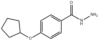 Benzoic acid, 4-(cyclopentyloxy)-, hydrazide (9CI) Struktur