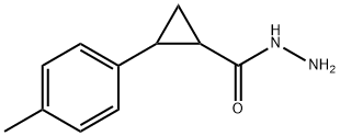 Cyclopropanecarboxylic acid, 2-(4-methylphenyl)-, hydrazide (9CI) Struktur