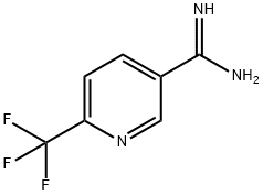 3-Pyridinecarboximidamide,6-(trifluoromethyl)- Struktur