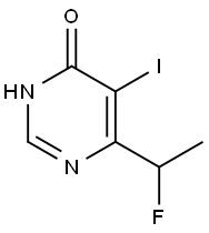 6-(1-FLUOROETHYL)-5-IODO-4(1H)-PYRIMIDINONE