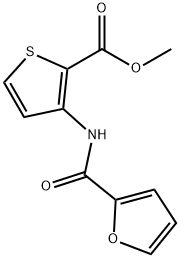 2-Thiophenecarboxylicacid,3-[(2-furanylcarbonyl)amino]-,methylester(9CI) Struktur