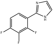 2-(2,3,4-TRIFLUORO-PHENYL)-1H-IMIDAZOLE Struktur