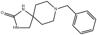 8-benzyl-1,3,8-triazaspiro[4.5]decan-2-one Struktur