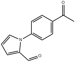 1-(4-ACETYL-PHENYL)-1H-PYRROLE-2-CARBALDEHYDE Struktur