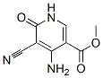 3-Pyridinecarboxylicacid,4-amino-5-cyano-1,6-dihydro-6-oxo-,methylester Struktur