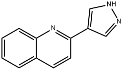 2-(1H-PYRAZOL-4-YL)QUINOLINE
 Struktur