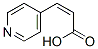 2-Propenoicacid,3-(4-pyridinyl)-,(2Z)-(9CI) Struktur