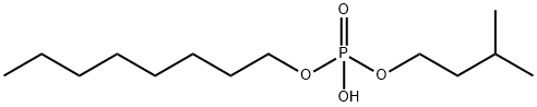 isopentyl octyl hydrogen phosphate Struktur