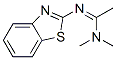 Ethanimidamide, N-2-benzothiazolyl-N,N-dimethyl- (9CI) Struktur