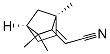 Acetonitrile, [(1R,4S)-1,3,3-trimethylbicyclo[2.2.1]hept-2-ylidene]-, (2E)- (9CI) Struktur