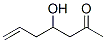 6-Hepten-2-one, 4-hydroxy- (9CI) Struktur