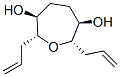 3,6-Oxepanediol, 2,7-di-2-propenyl-, (2R,3S,6R,7S)- (9CI) Struktur