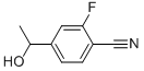 Benzonitrile, 2-fluoro-4-(1-hydroxyethyl)- (9CI) Struktur