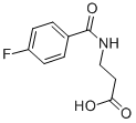 3-[(4-FLUOROBENZOYL)AMINO]PROPANOIC ACID Struktur