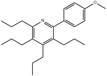 2-(4-METHOXY-PHENYL)-3,4,5,6-TETRAPROPYL-PYRIDINE Struktur