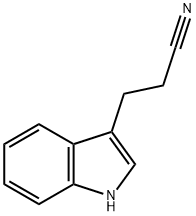 1H-indole-3-propiononitrile  Struktur