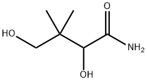 2,4-DIHYDROXY-3,3-DIMETHYLBUTANAMIDE Struktur