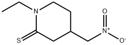 2-Piperidinethione,  1-ethyl-4-(nitromethyl)- Struktur