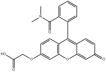 O'-(CARBOXYMETHYL)FLUORESCEINAMIDE Struktur