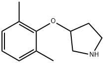 3-(2,6-DIMETHYLPHENOXY)-PYRROLIDINE Struktur