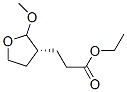 3-Furanpropanoicacid,3-ethyltetrahydro-2-methoxy-,(3R)-(9CI) Struktur