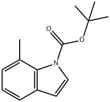 tert-Butyl 7-methyl-1H-indole-1-carboxylate Struktur