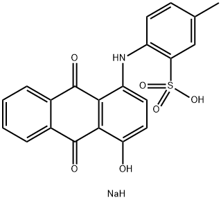 Natrium-4-[(9,10-dihydro-4-hydroxy-9,10-dioxo-1-anthryl)amino]toluol-3-sulfonat