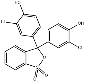 4,4'-(3H-2,1-Benzoxathiol-3-yliden)bis[2-chlorphenol]S,S-dioxid