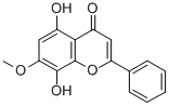 ISOWOGONIN Struktur