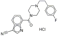 Pruvanserin Hydrochloride  Struktur