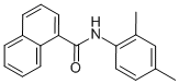 N-(2,4-dimethylphenyl)-1-naphthamide Struktur