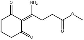 Butanoic acid, 4-amino-4-(2,6-dioxocyclohexylidene)-, methyl ester (9CI) Struktur