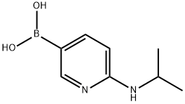 6-(ISOPROPYLAMINO)-3-PYRIDINYL BORONIC ACID Struktur